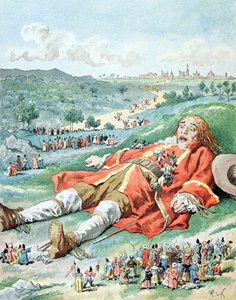 ジョナサンスイフトの「レヴォヤージュドガリバー」（1667-1745）のイラスト 作： Frederic Theodore Lix